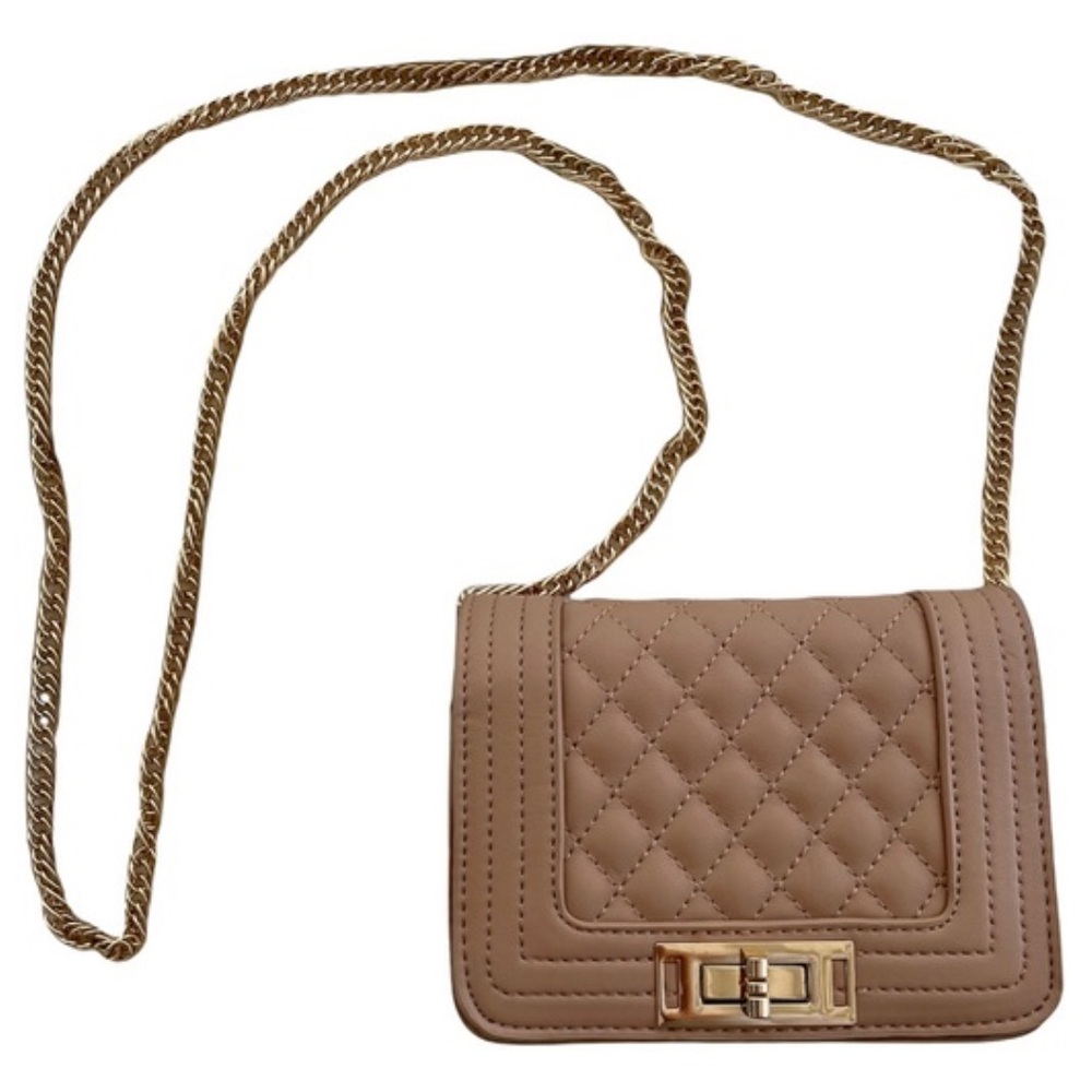 {Olivia Miller} Nude/Light Pink Crossbody Bag